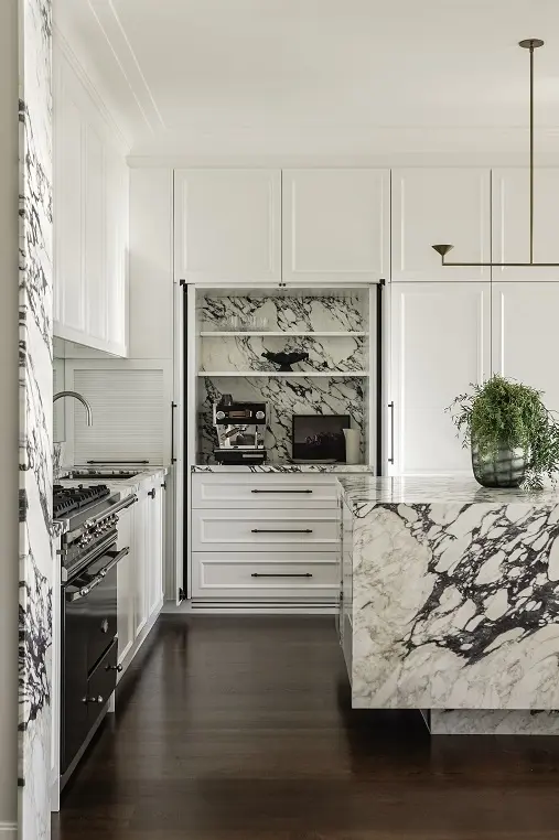 Calacatta viola luxury kitchen design