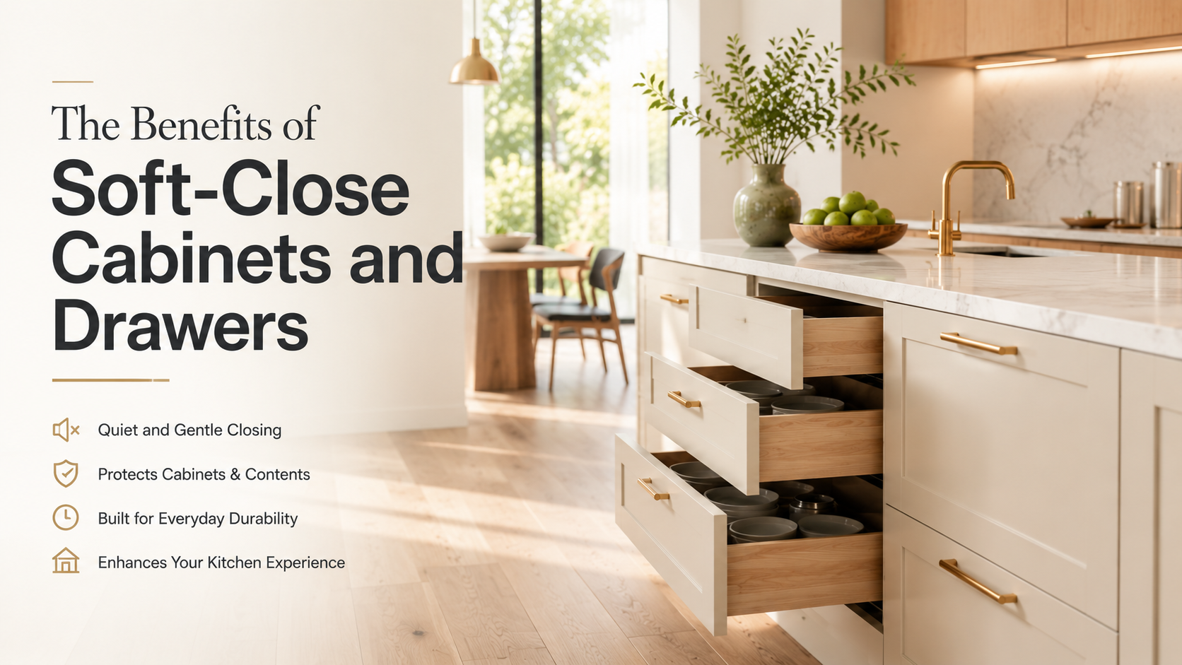 Benefits of Soft-Close Cabinets