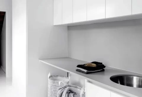 Grey And White Laundry